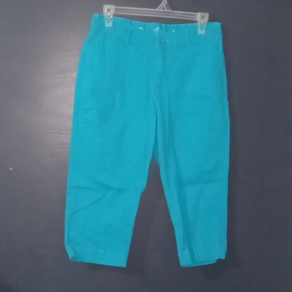 St. John's Bay Pants - GUC St. John's Bay Capri pants blue size 8
